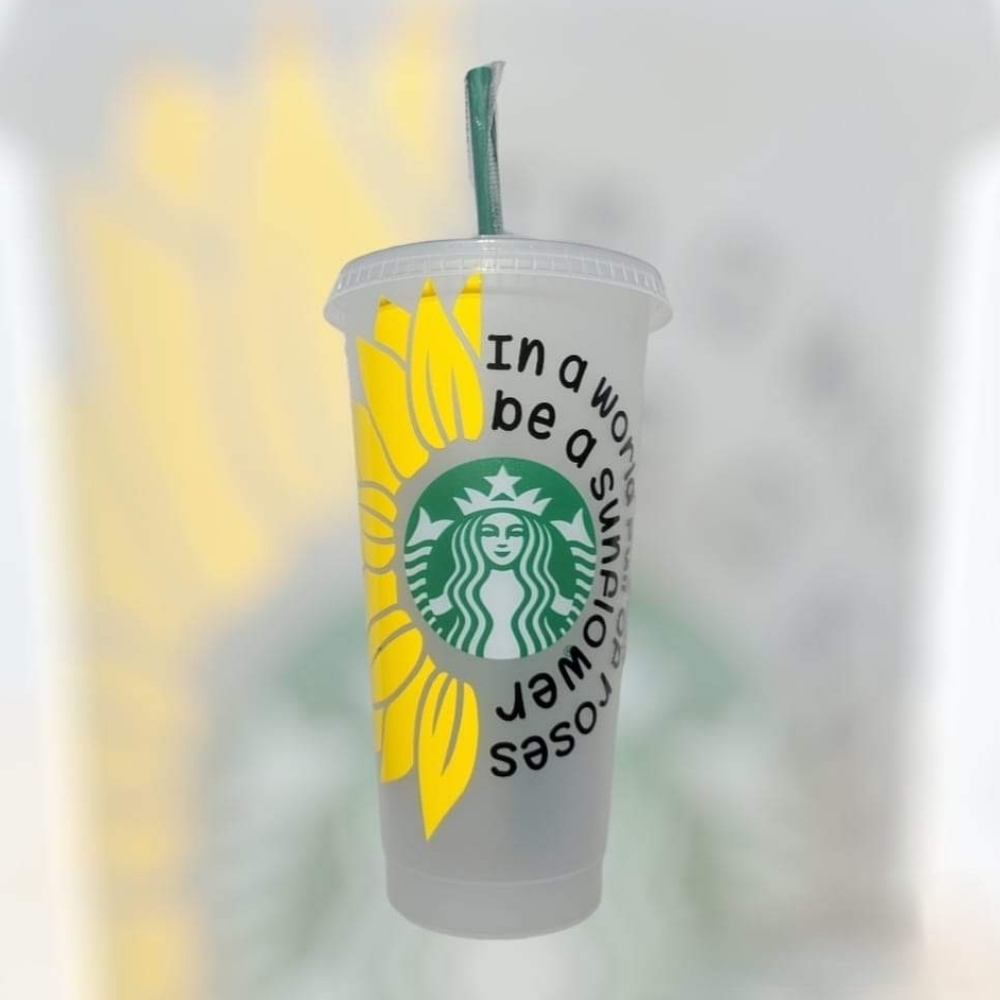Custom Starbucks Sunflower Venti Cup
